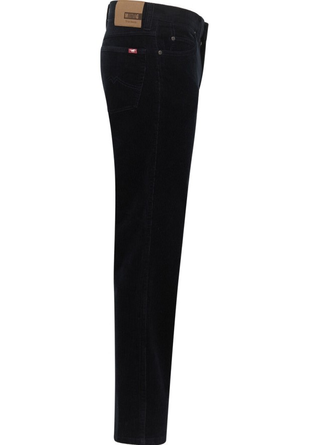 MUSTANG Tramper MĘSKIE SPODNIE SZTRUKSOWE NAVY BLAZER 1013051 5324