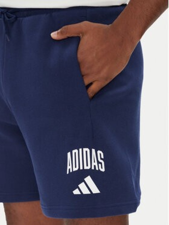 adidas Szorty sportowe Collegiate JM1728 Niebieski Regular Fit