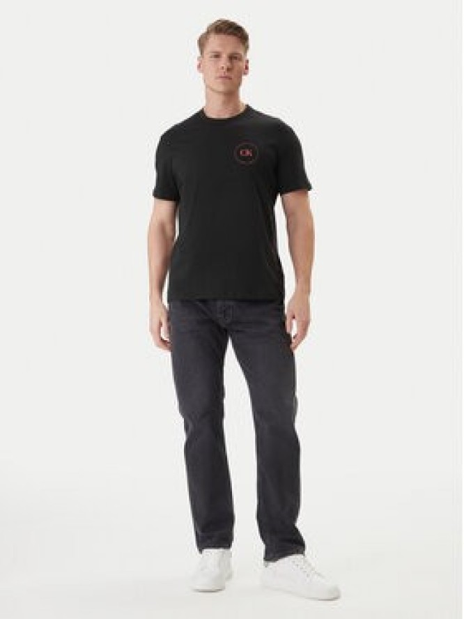 Calvin Klein Jeans T-Shirt LV04RF801G Czarny Regular Fit