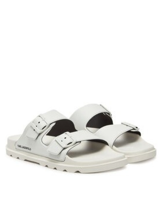 KARL LAGERFELD Klapki Kondo Tred KL70975 Biały