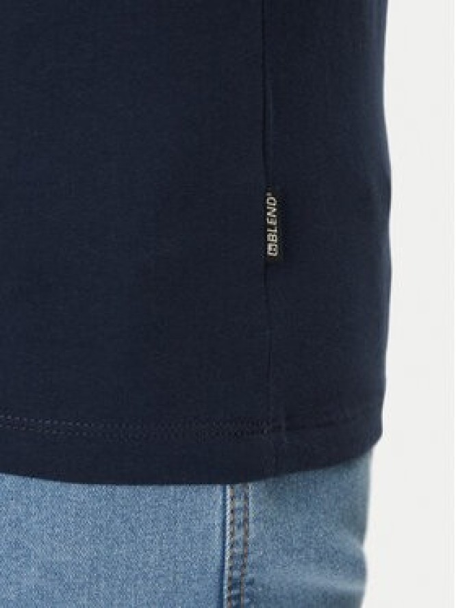 Blend T-Shirt 20717764 Granatowy Regular Fit