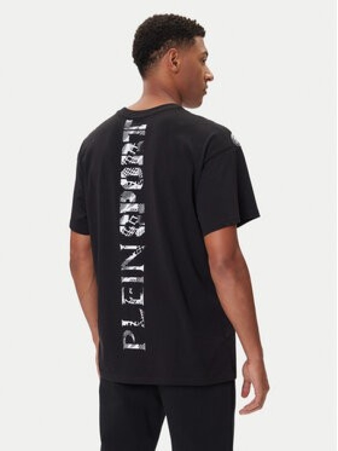 Plein Sport T-Shirt FAEC MTK8360 STE001N Czarny Loose Fit