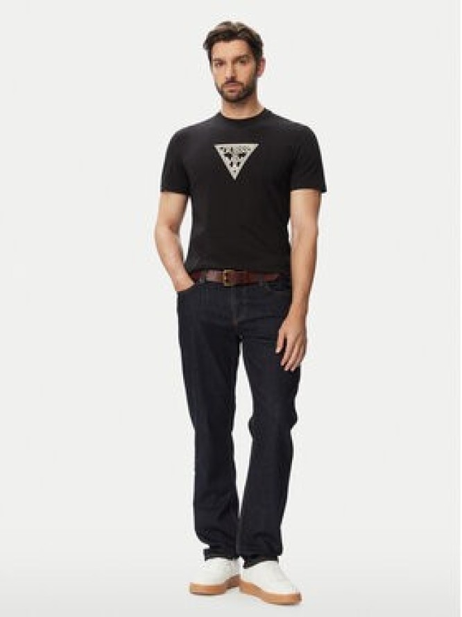 Guess Jeansy Angels M6YAN2 D1472 Granatowy Slim Fit