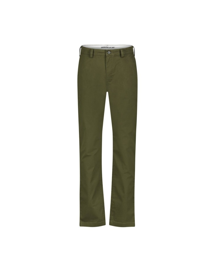 LEE MĘSKIE SPODNIE MATERIAŁOWE SLIM CHINO OLIVE NIGHT 112355772 L71L016192