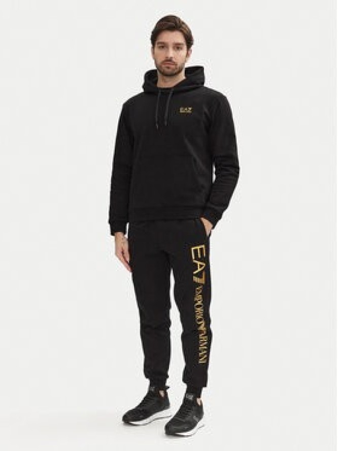 EA7 Emporio Armani Spodnie dresowe 7M000572 AF10377 MC004 Czarny Regular Fit