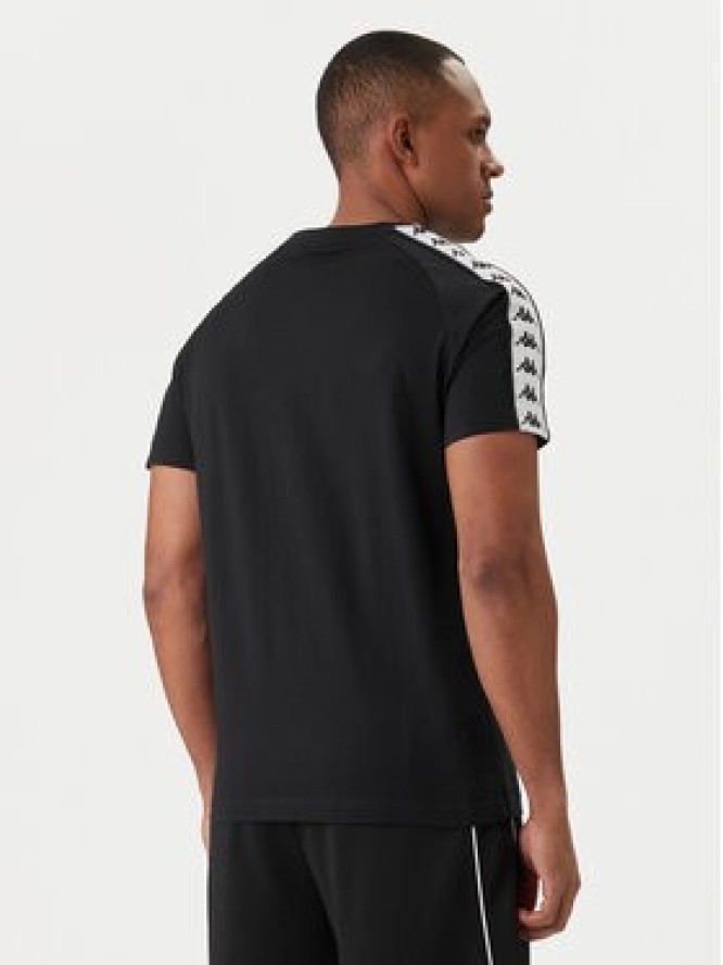Kappa T-Shirt 303UV10 Czarny Slim Fit