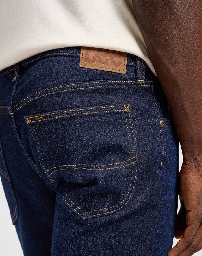 MESKIE SPODNIE LEE DAREN ZIP FLY SIREN INDIGO 112365746