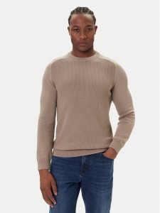JOOP! Jeans Sweter 15 JJK-11Olivier 30047100 Beżowy Modern Fit