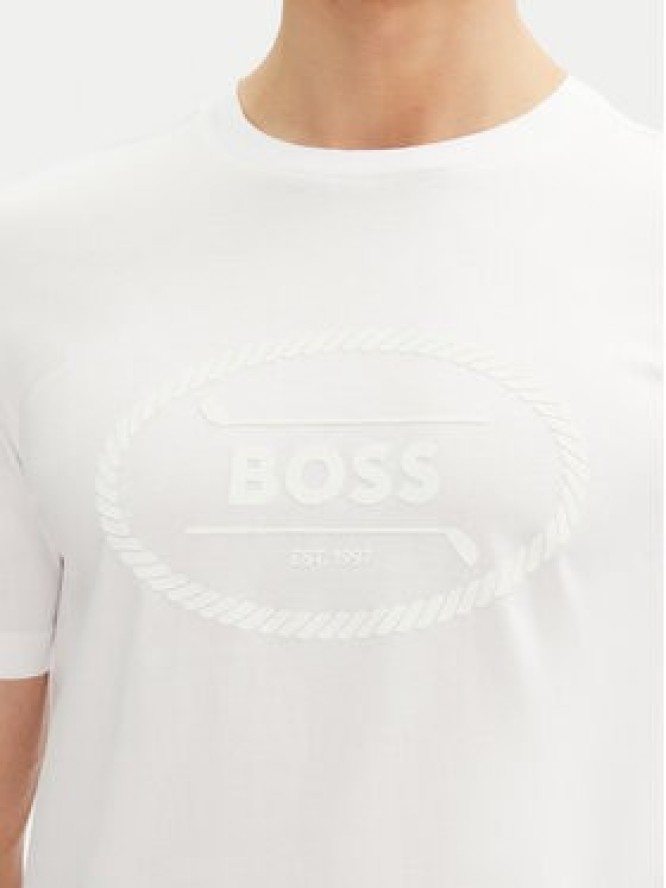BOSS T-Shirt 50537825 Biały Regular Fit
