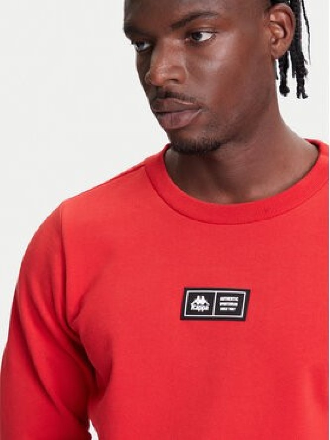 Kappa Bluza Authentic Nymphe 321Y1MW Czerwony Comfort Fit