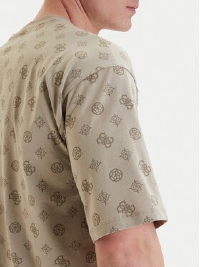 Guess T-Shirt Z6GI07 K2852 Beżowy Relaxed Fit