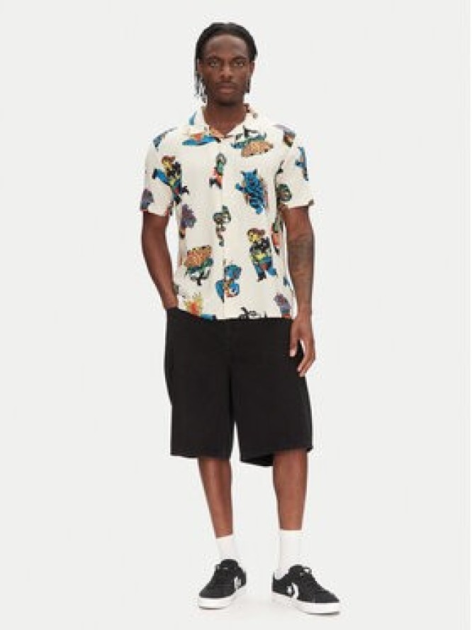 Volcom Koszula Bob Mollema A0412513 Écru Boxy Fit