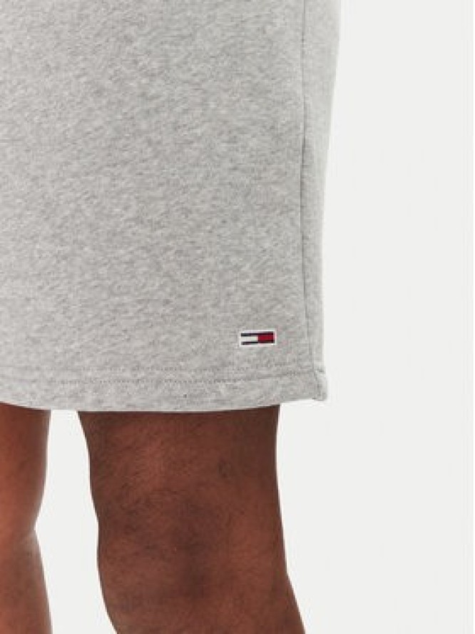 Tommy Jeans Szorty sportowe Flag Beach DM0DM21931 Szary Regular Fit