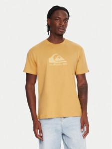 Quiksilver T-Shirt Ev Comp Logo EQYZT08182 Żółty Regular Fit