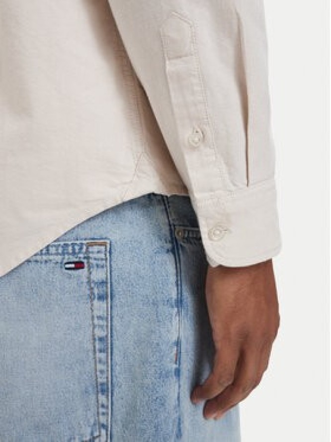 Tommy Jeans Koszula DM0DM21298 Beżowy jasny Regular Fit