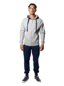 Bluza z bawełna z kaptur na co dzień na siłownię