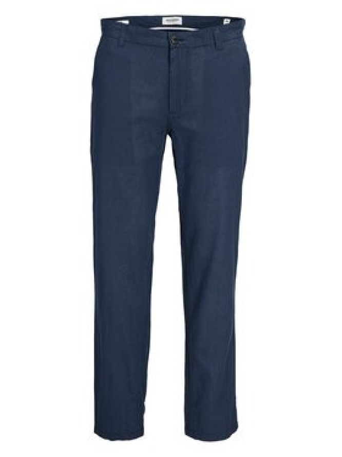 Jack & Jones Chinosy Stace 12248604 Granatowy Tapered Fit