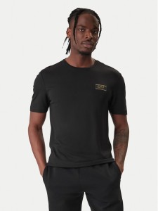 EA7 Emporio Armani T-Shirt 7M001331 AF13739 UC001 Czarny Regular Fit
