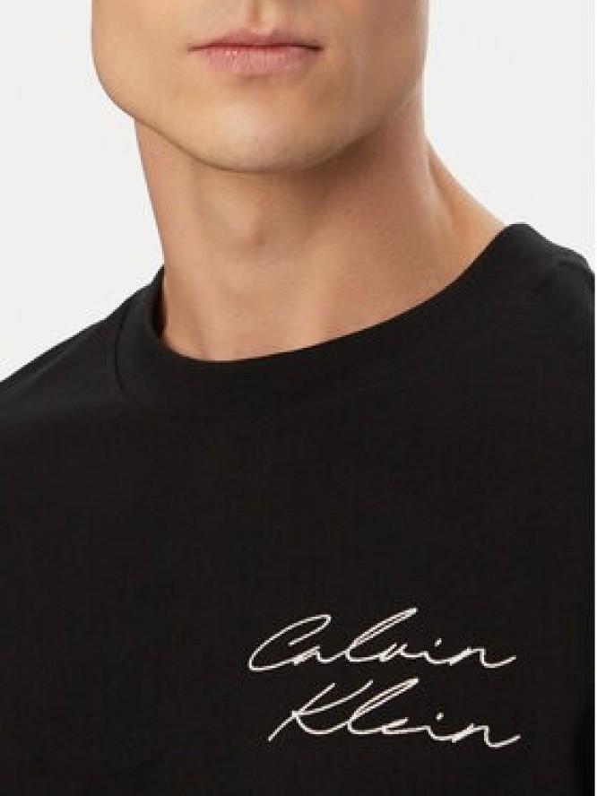 Calvin Klein Jeans T-Shirt LV04RE828G Czarny Regular Fit