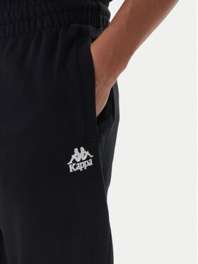 Kappa Spodnie dresowe Gothenburg 331U7EW Czarny Regular Fit
