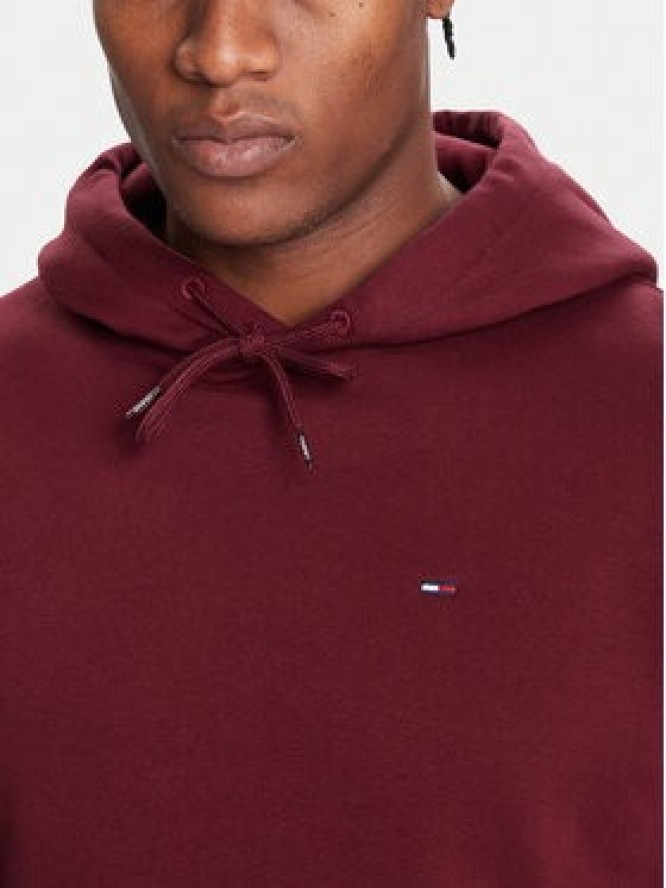 Tommy Jeans Bluza DM0DM20742 Bordowy Relaxed Fit