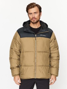 Columbia Kurtka zimowa Puffect™ Hooded Jacket Brązowy Regular Fit