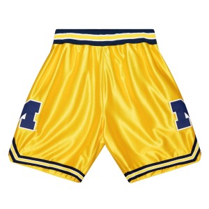 Szorty Michigan Wolverines NCAA Maize 1991