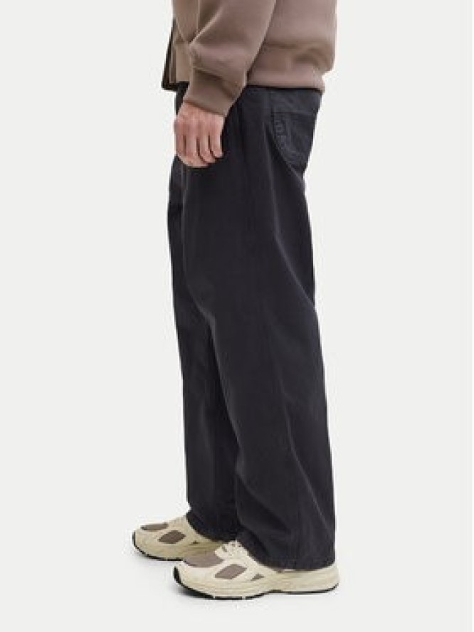 Jack & Jones Spodnie materiałowe Alex 12288528 Czarny Baggy Fit