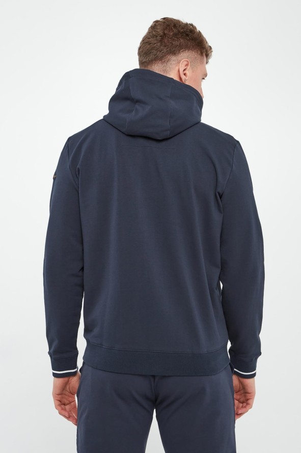 Bluza męska z odpinanym kapturem AERONAUTICA MILITARE