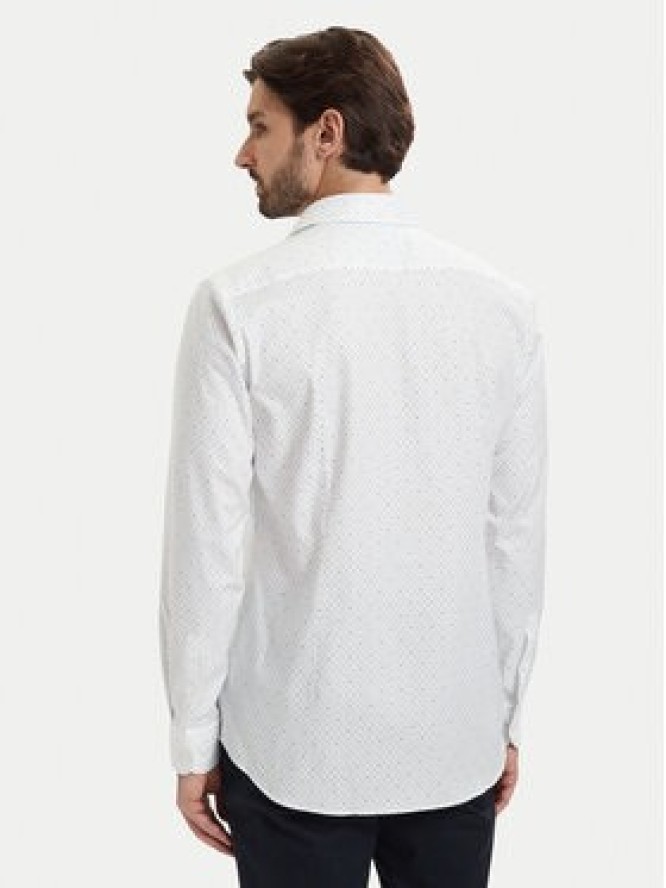 BOSS Koszula Hank 50560687 Biały Regular Fit