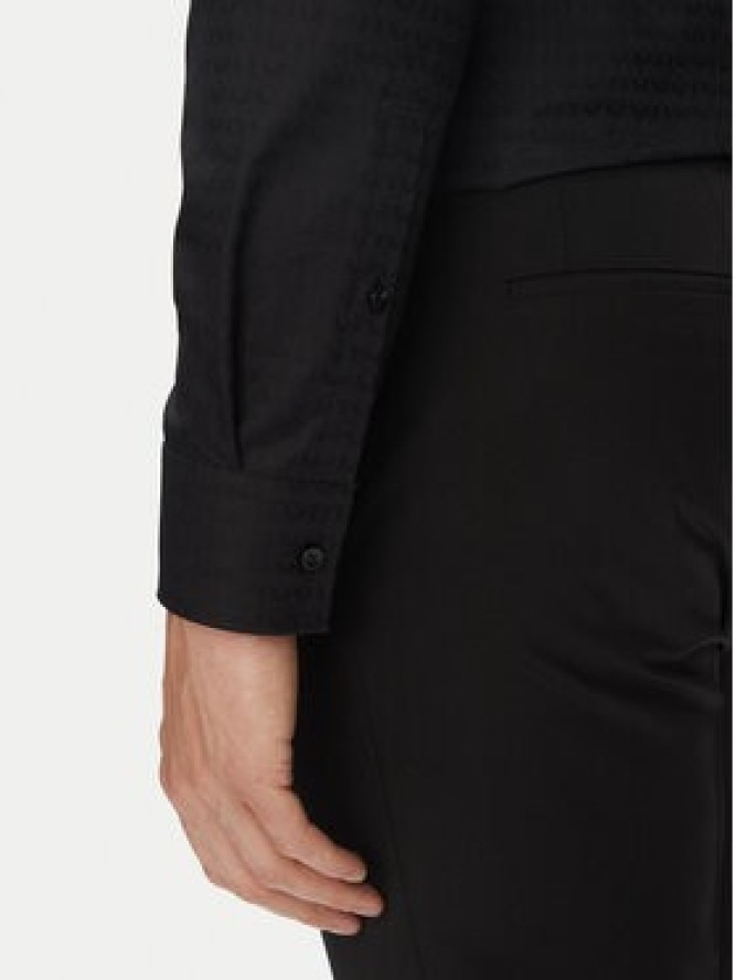HUGO Koszula Kenno 50544934 Czarny Slim Fit