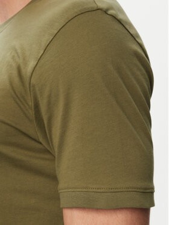 HUGO T-Shirt Diragolino212 50447978 Khaki Regular Fit