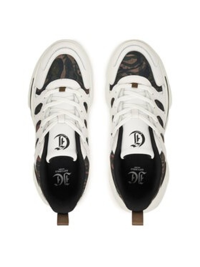 Just Cavalli Sneakersy 79QA3SA3 ZSD36 Biały