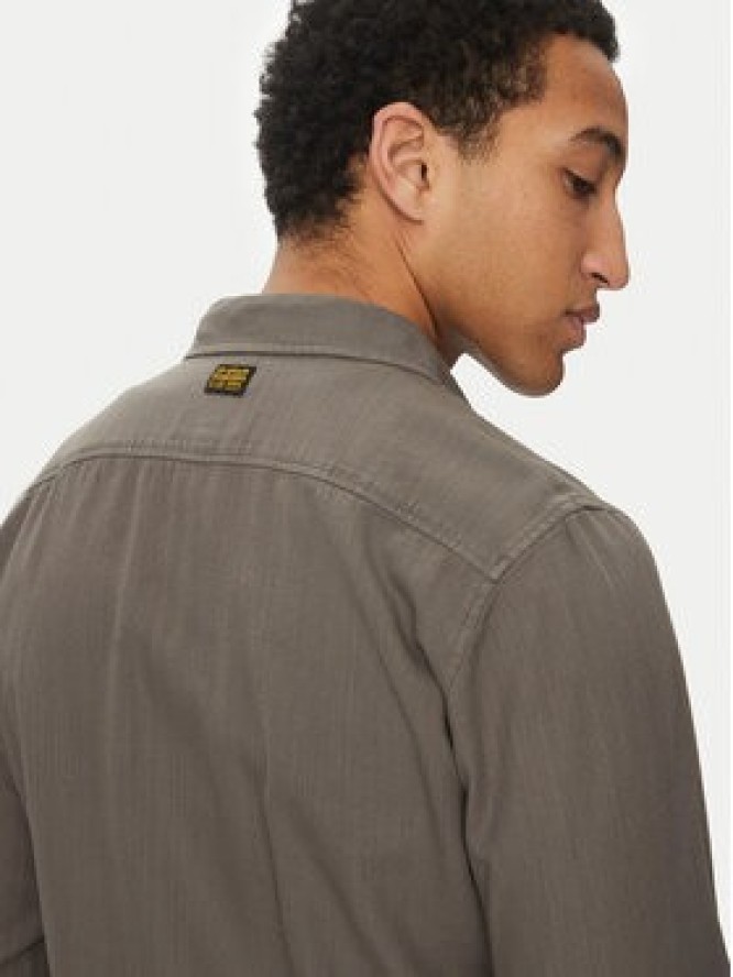 G-Star Raw Koszula Marine D24963-D454 C496 Szary Slim Fit