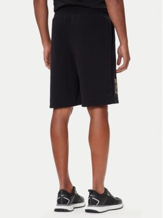 Plein Sport Szorty sportowe PAEC MJT2601 STE003N Czarny Regular Fit