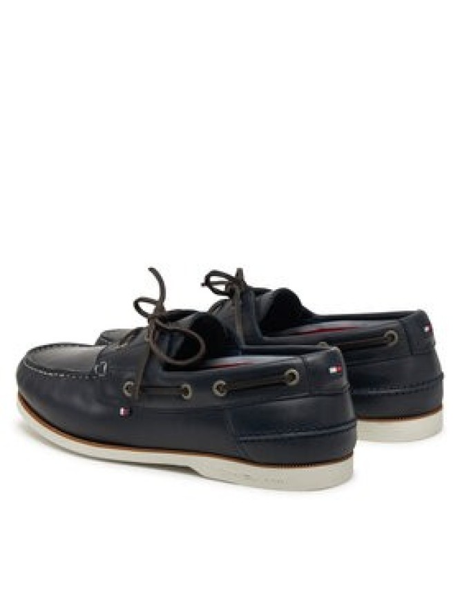 Tommy Hilfiger Półbuty Th Boat Shoe Core Lth FM0FM05569 Granatowy