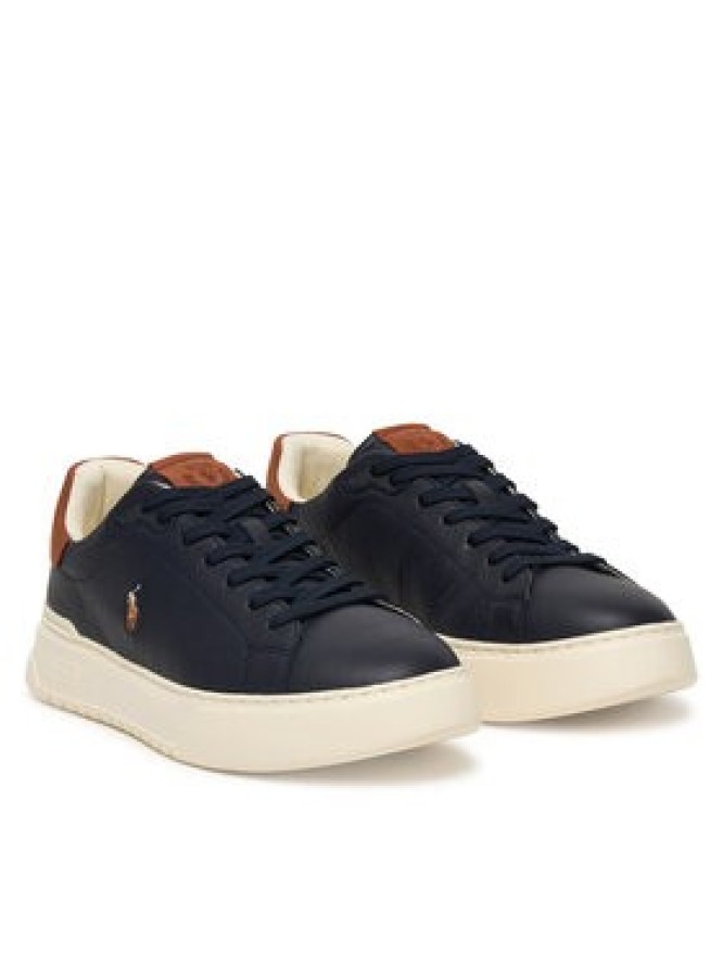 Polo Ralph Lauren Sneakersy 809P07170002 Granatowy