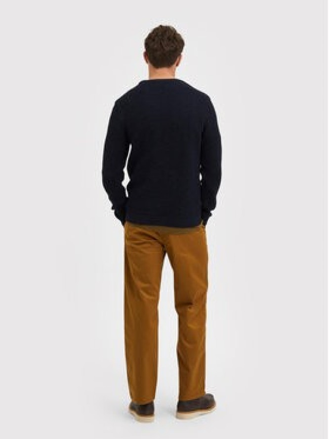 Selected Homme Sweter Vince 16059390 Granatowy Regular Fit