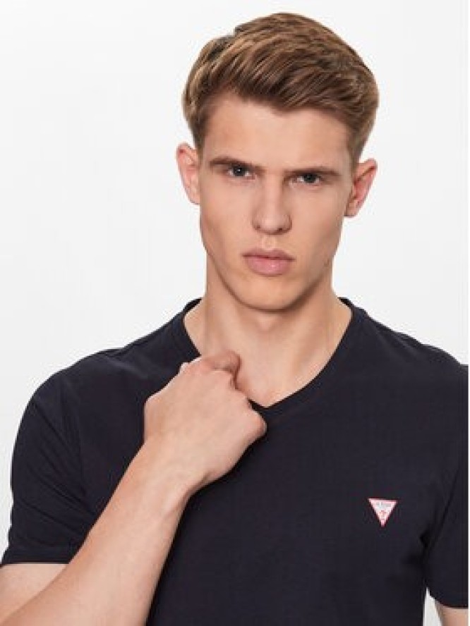 Guess T-Shirt M2YI37 I3Z14 Granatowy Slim Fit