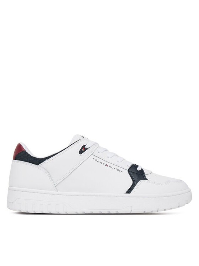 Tommy Hilfiger Sneakersy Th Basket Core Lite Lth Mix FM0FM05518 Biały
