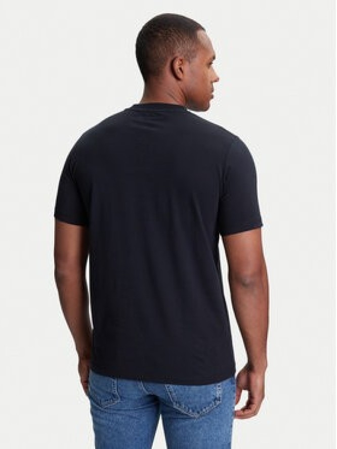 KARL LAGERFELD T-Shirt 755710 553224 Granatowy Slim Fit