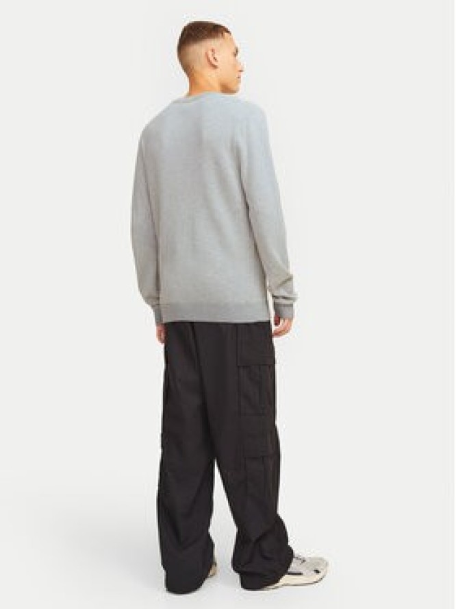 Jack & Jones Sweter Globe 12258139 Szary Regular Fit
