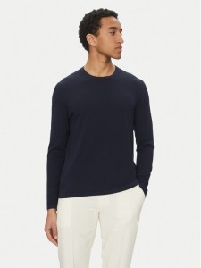 Michael Kors Sweter CB96080FE5 Granatowy Regular Fit