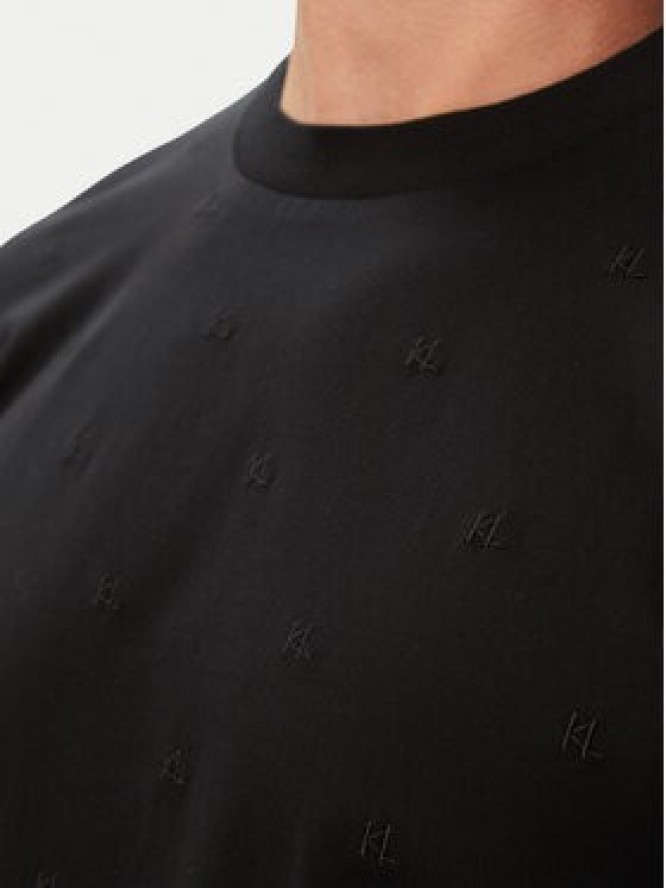 KARL LAGERFELD T-Shirt 755001 563200 Czarny Regular Fit