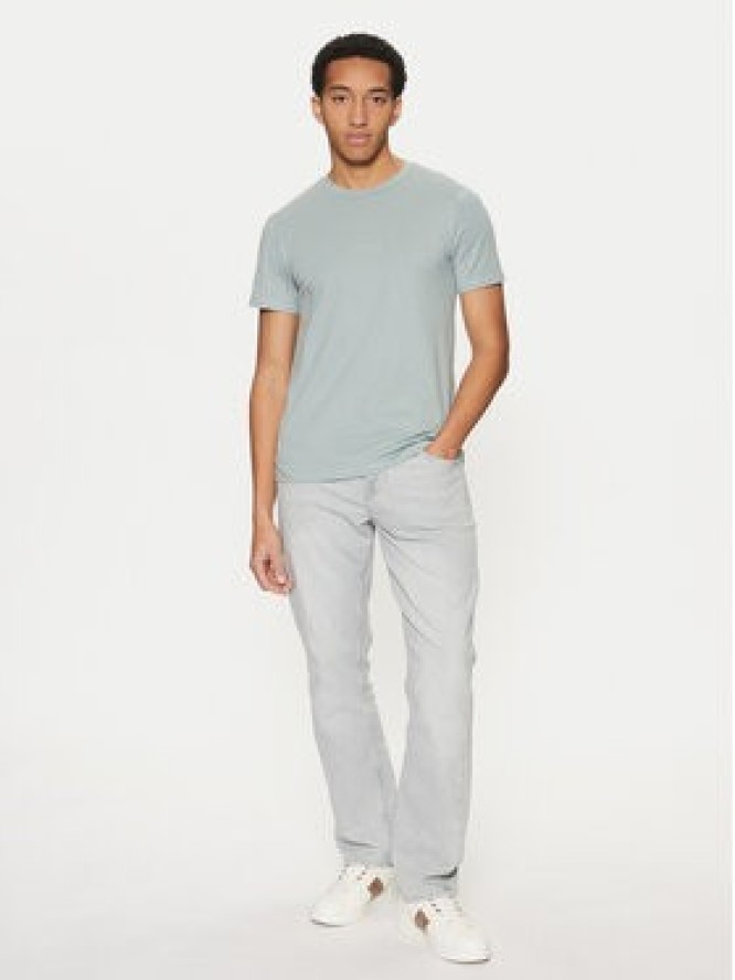 Guess T-Shirt M2YI72 I3Z14 Błękitny Slim Fit