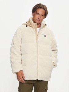 Tommy Jeans Kurtka zimowa DM0DM19638 Beżowy Regular Fit
