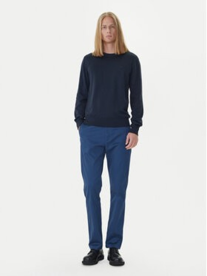 Calvin Klein Chinosy LV040EM633 Niebieski Slim Fit