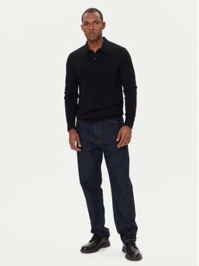 Calvin Klein Jeansy 90's LV04RD713G Granatowy Straight Fit