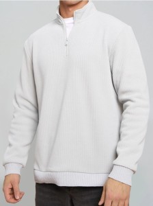 Bluza crewneck - kremowy