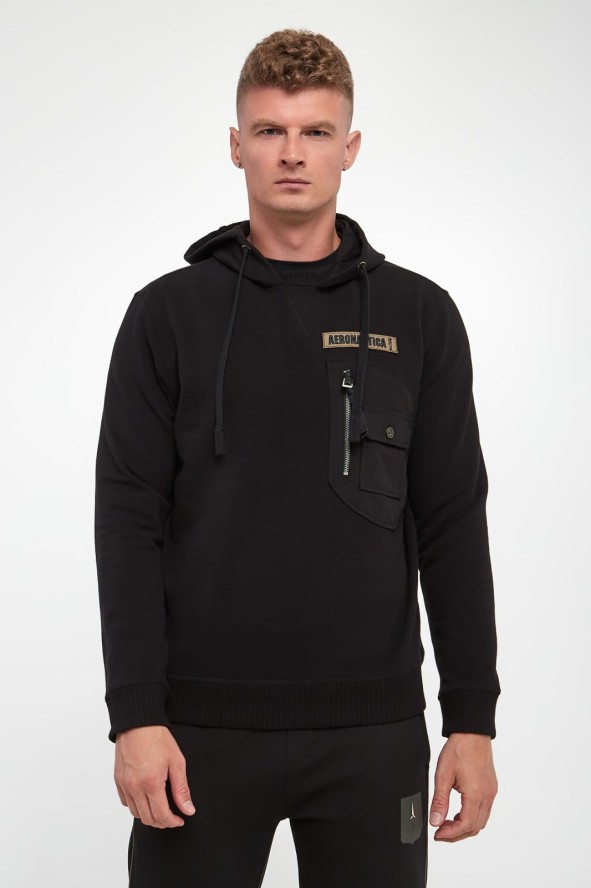Bluza męska z kapturem AERONAUTICA MILITARE